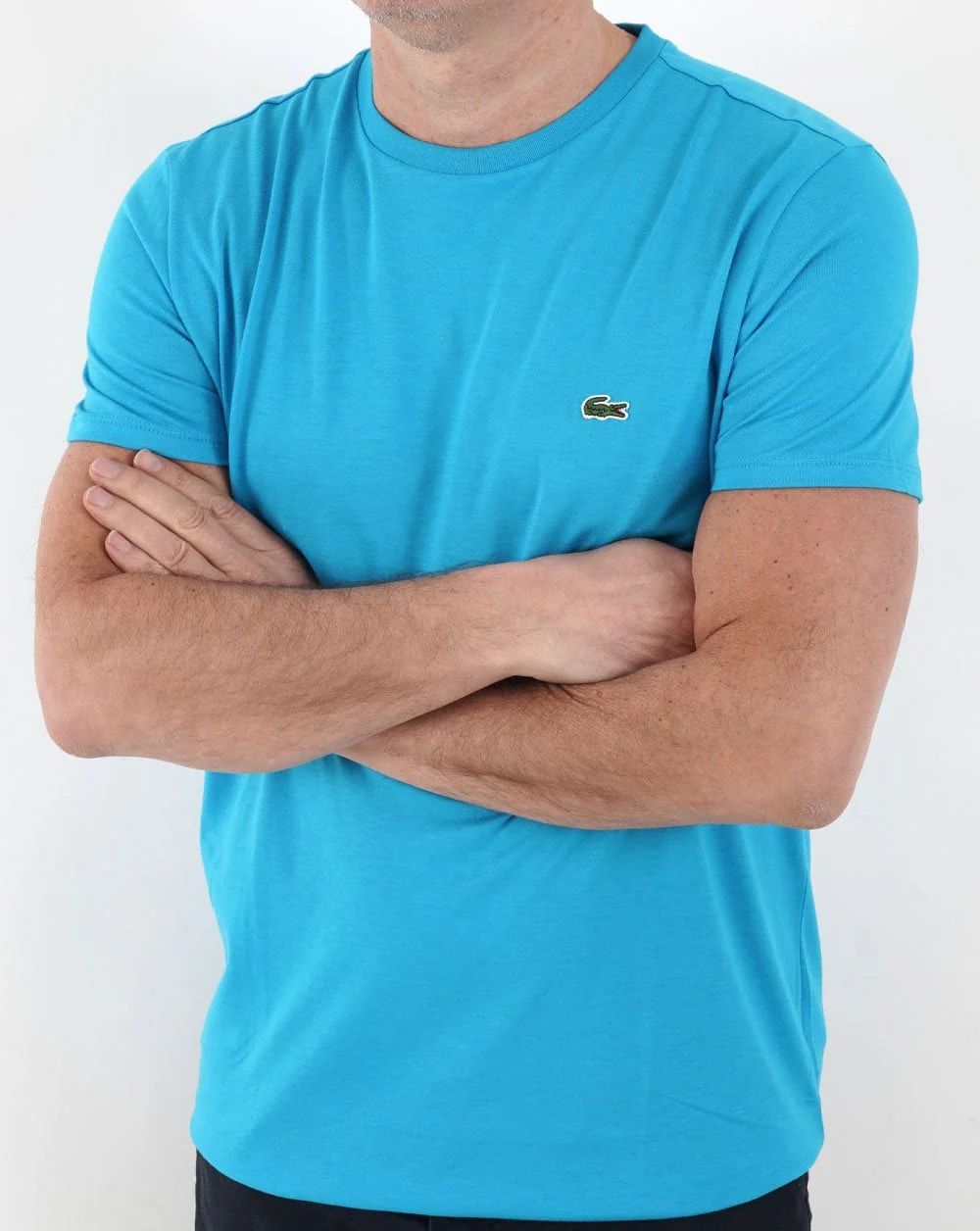 Lacoste T Shirt Seaside Blue - Image 3