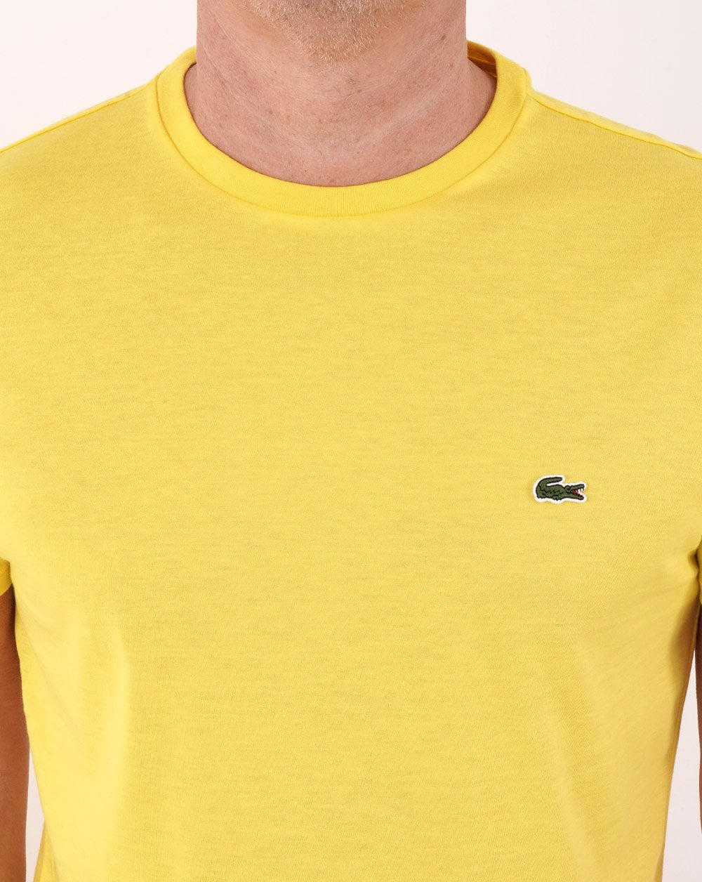 Lacoste T Shirt Yellow - Image 2