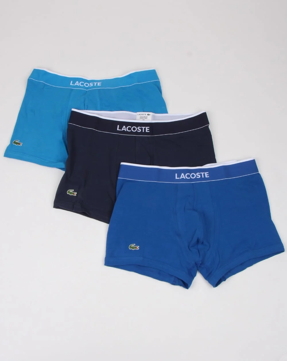 Lacoste Triple Pack Boxer Shorts Navy/blues - Image 2