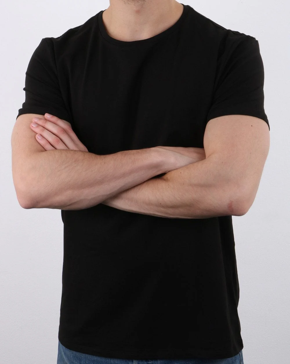 Lacoste Twin Pack Crew Neck T-shirts Black - Image 4
