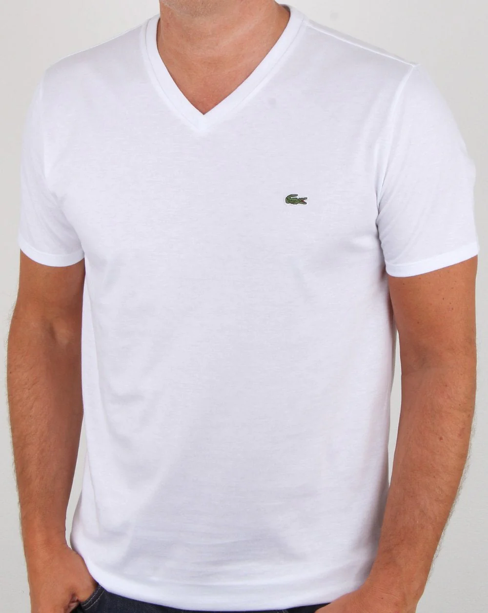 Lacoste V-neck T-shirt White