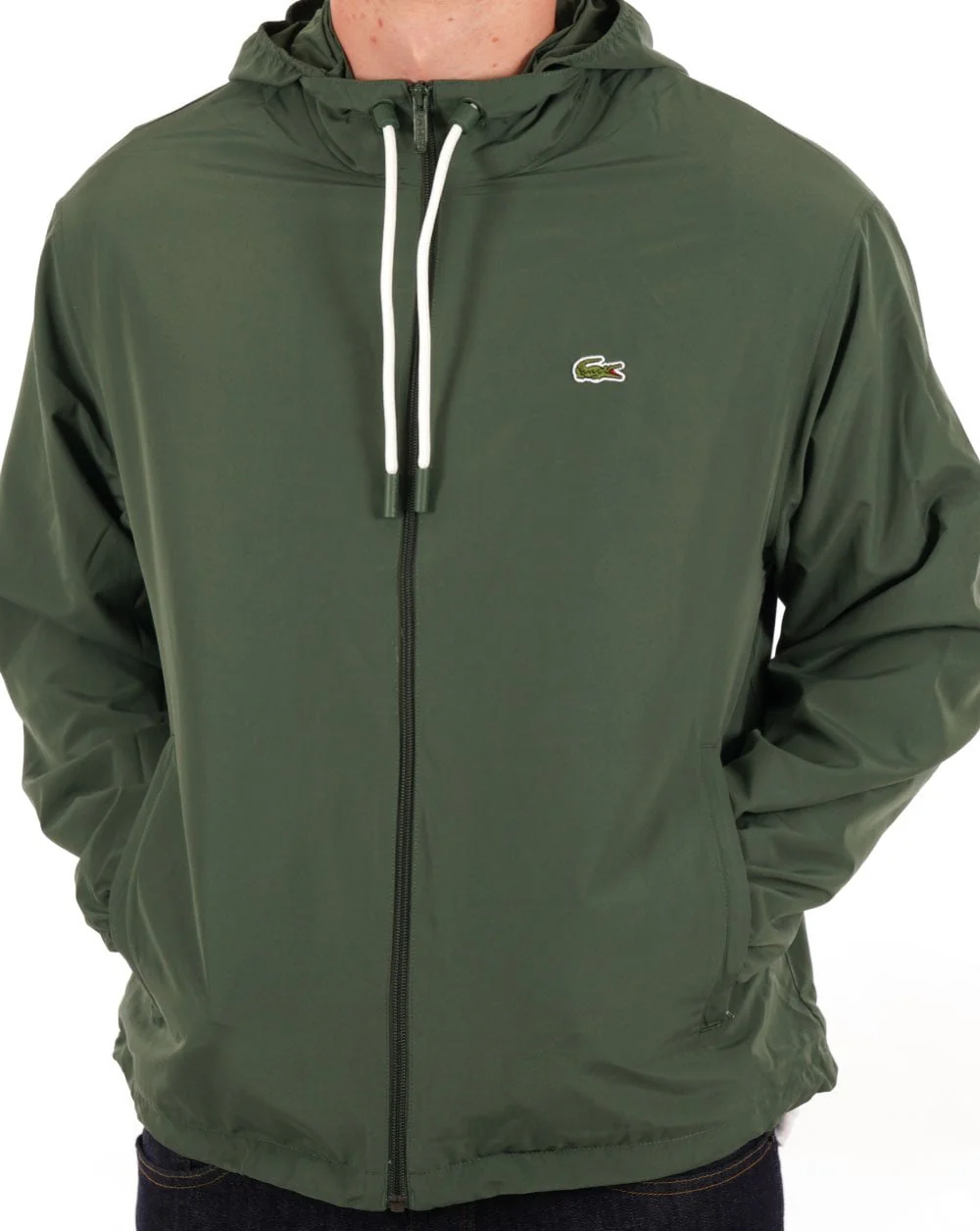 Lacoste Zip Blouson 00 Jacket Green - Image 3