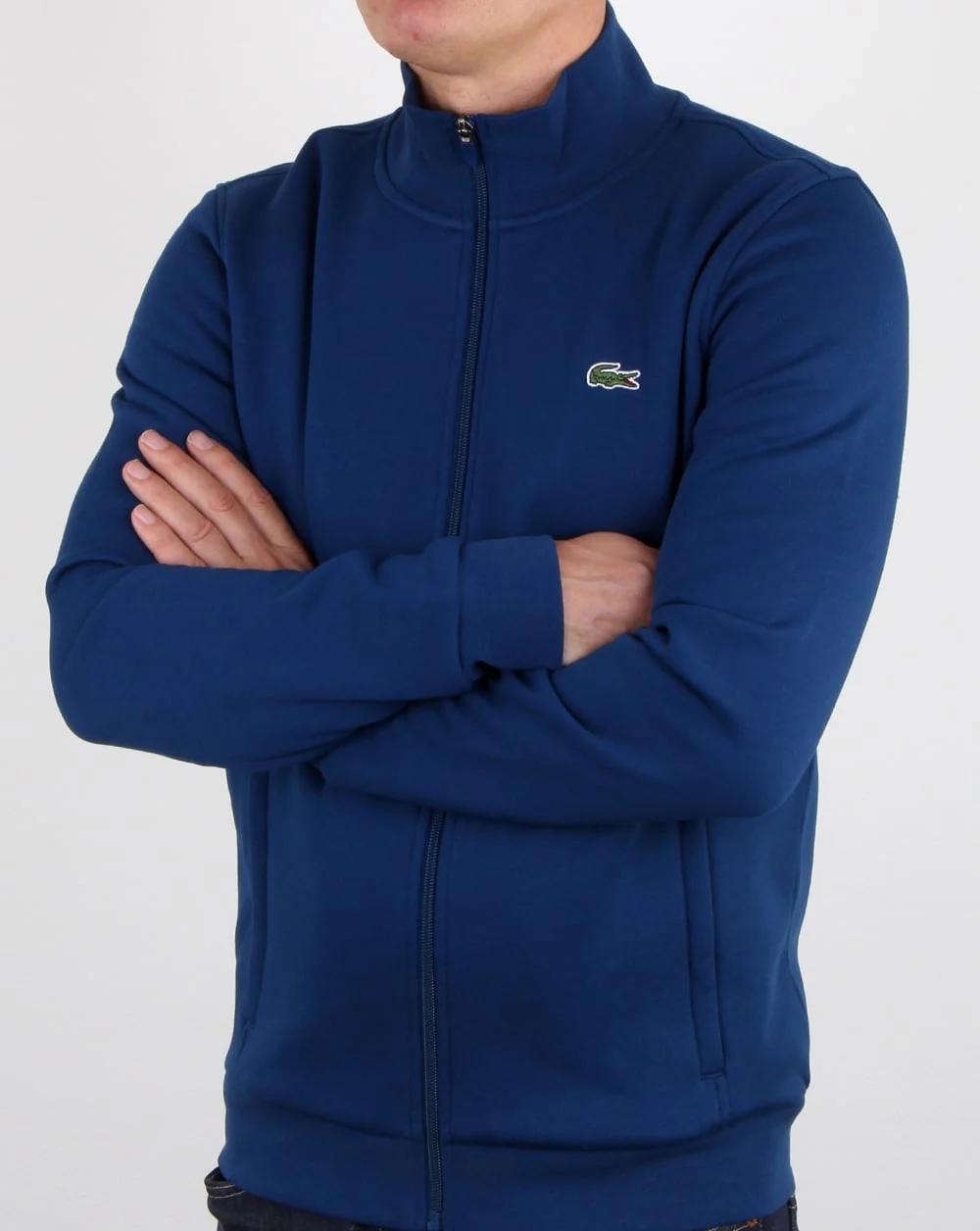 Lacoste Zip Up Track Top Marino - Image 4