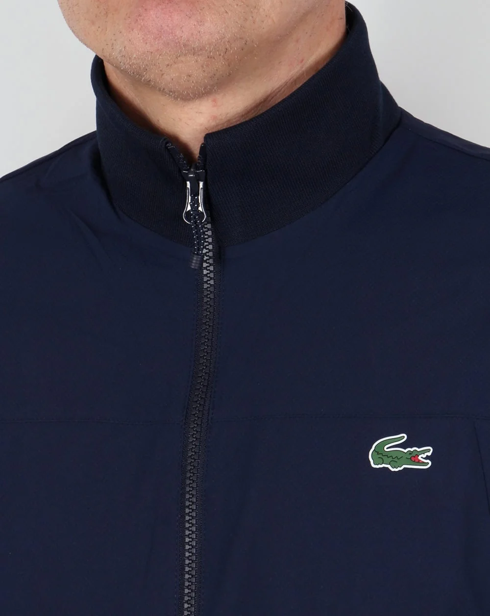 Lacoste Zipped Jacket Navy - Image 4