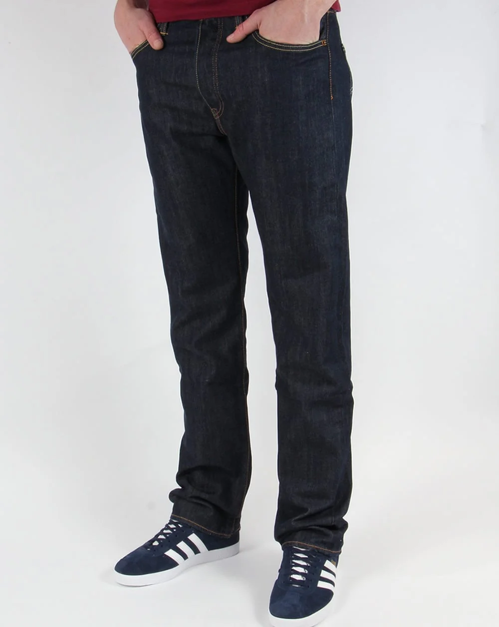 Levis 501 Classic Dark Wash Marlon Fit