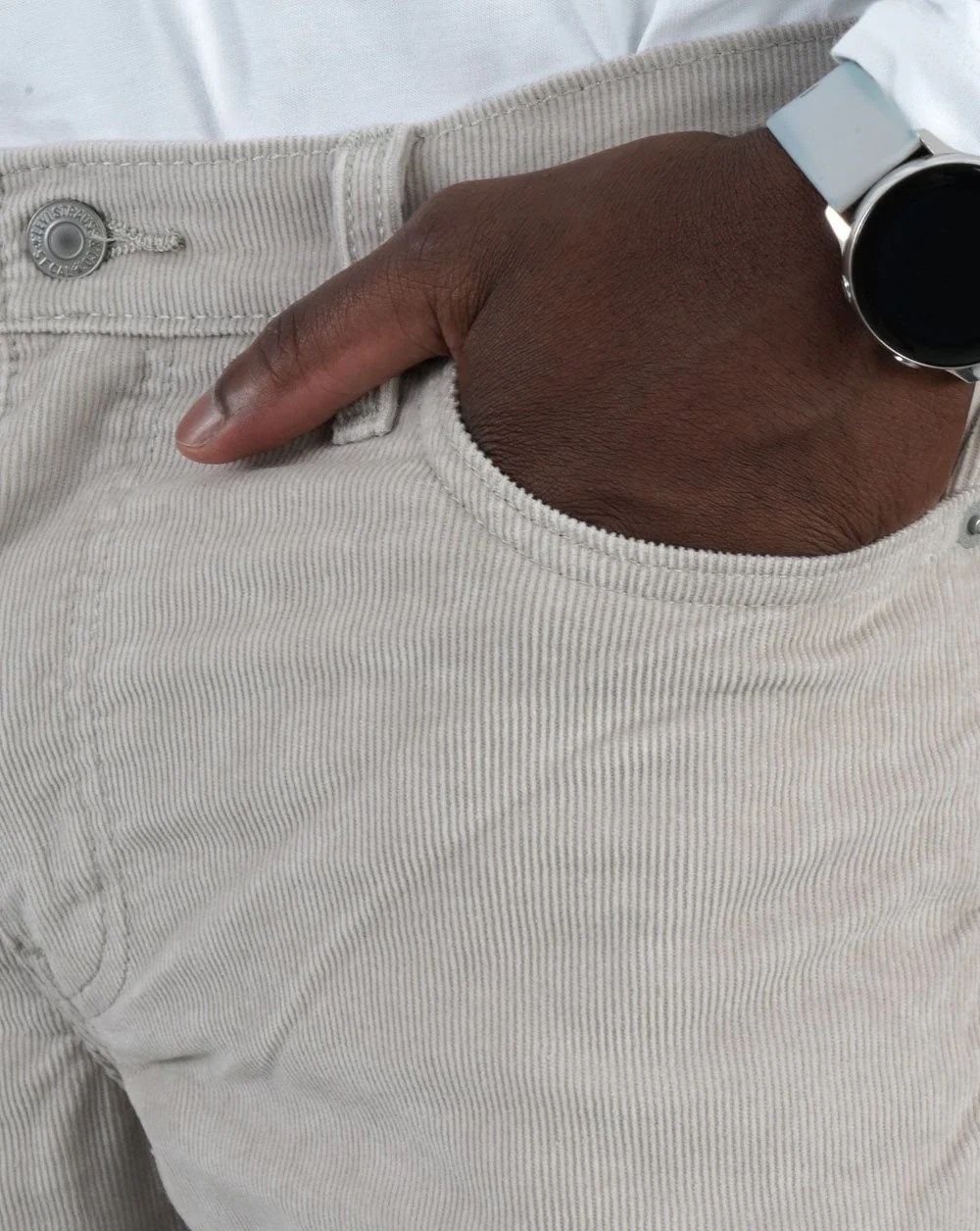 Levi's 511 Slim Fit Cords Stone - Image 2