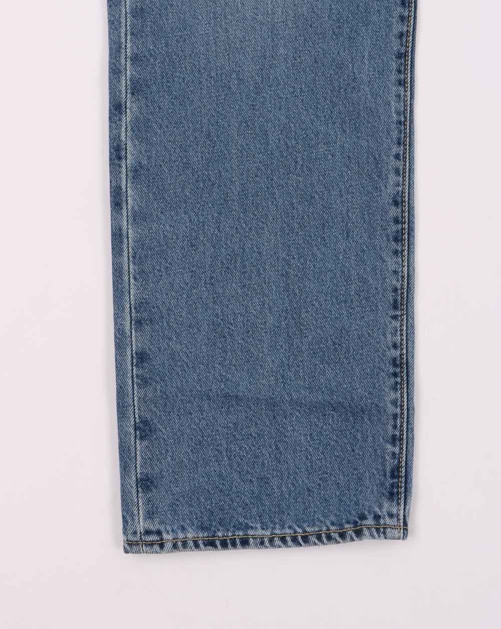 Levi's 551z Authentic Straight Jeans Boot Boogie in Medium Indigo - Image 4