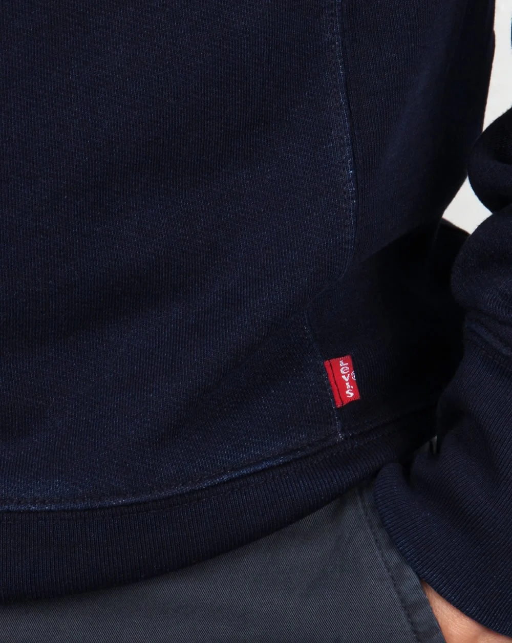 Levis Crew Neck Sweatshirt Indigo - Image 3