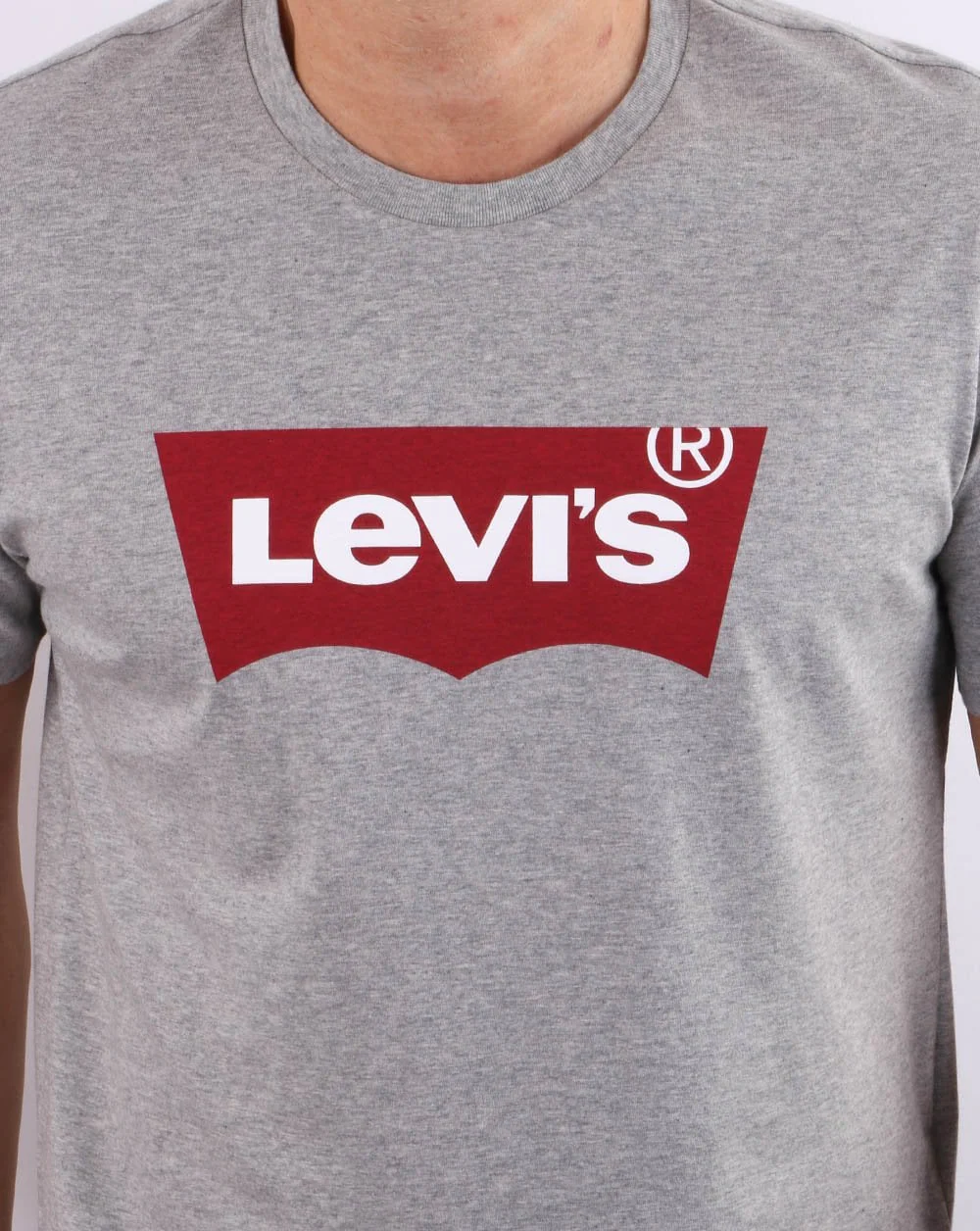 Levi's Graphic Tee Heather Grey - Image 2