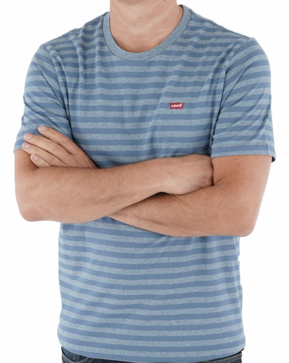 Levi's Stripe T-shirt Sunset Blue - Image 3