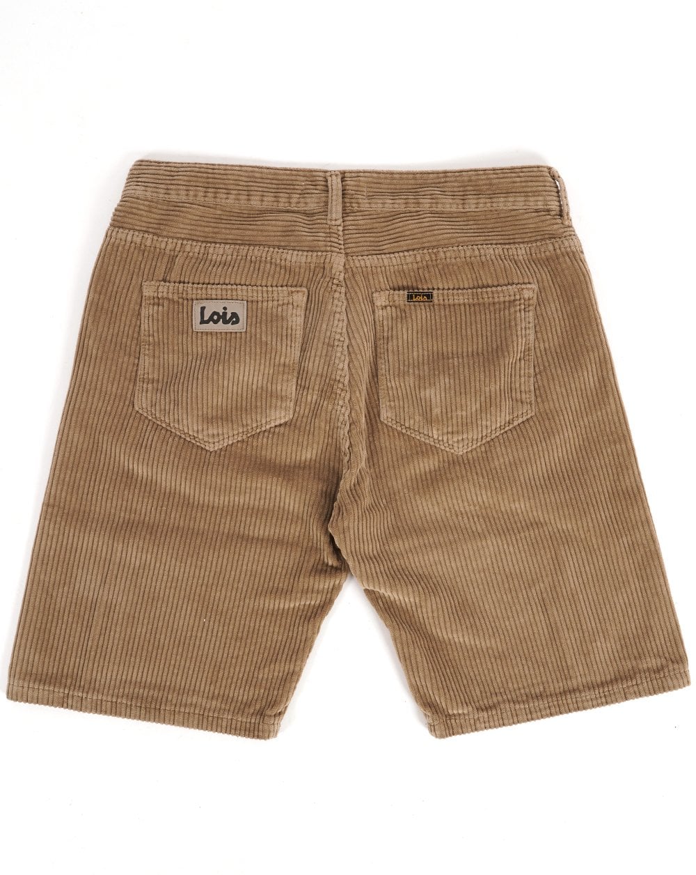 Lois Pepe Jumbo Cord Shorts Dark Sand - Image 2