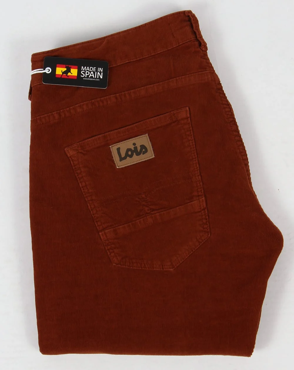 Lois Sierra Needle Cords Rust Brown