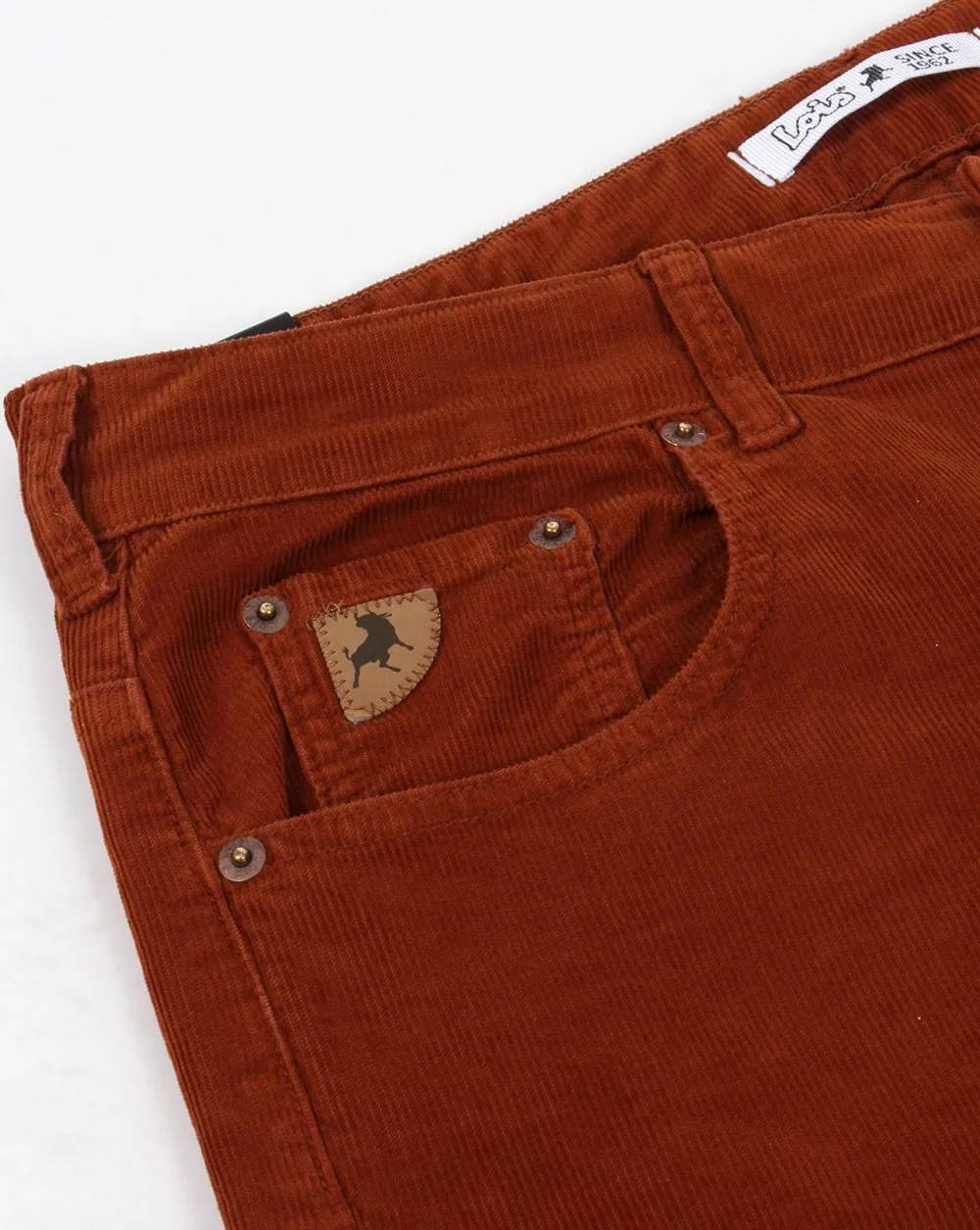 Lois Sierra Needle Cords Rust Brown - Image 3