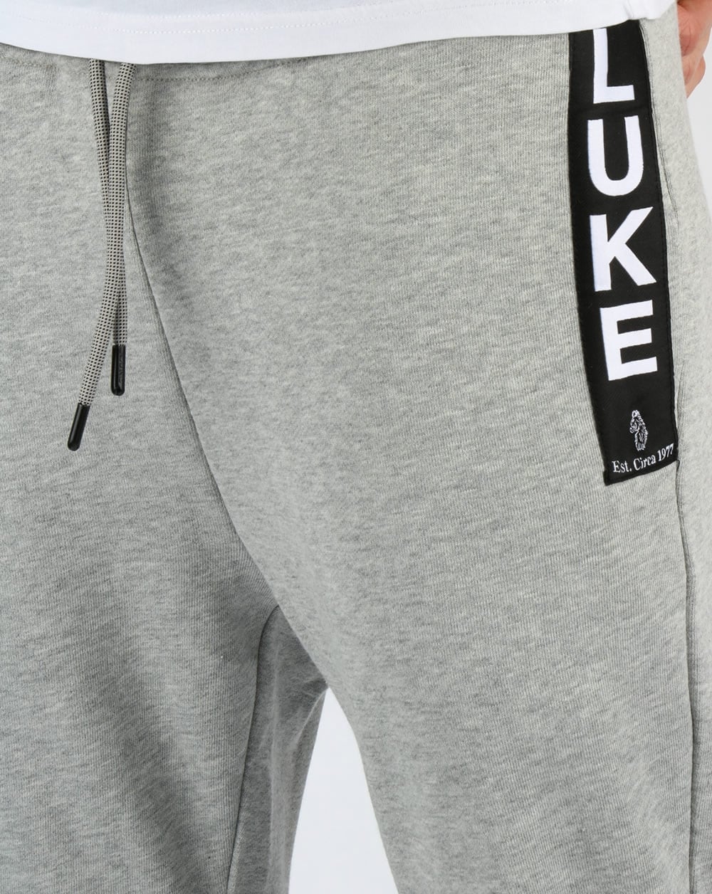 Luke New Entrance Joggers Light Grey - Image 2