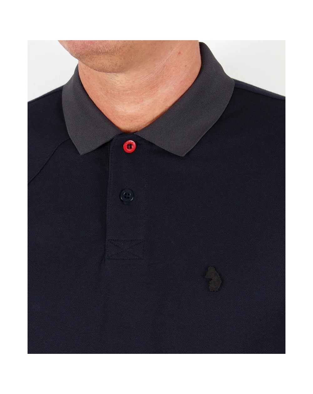Luke Plants Polo Shirt Navy - Image 2