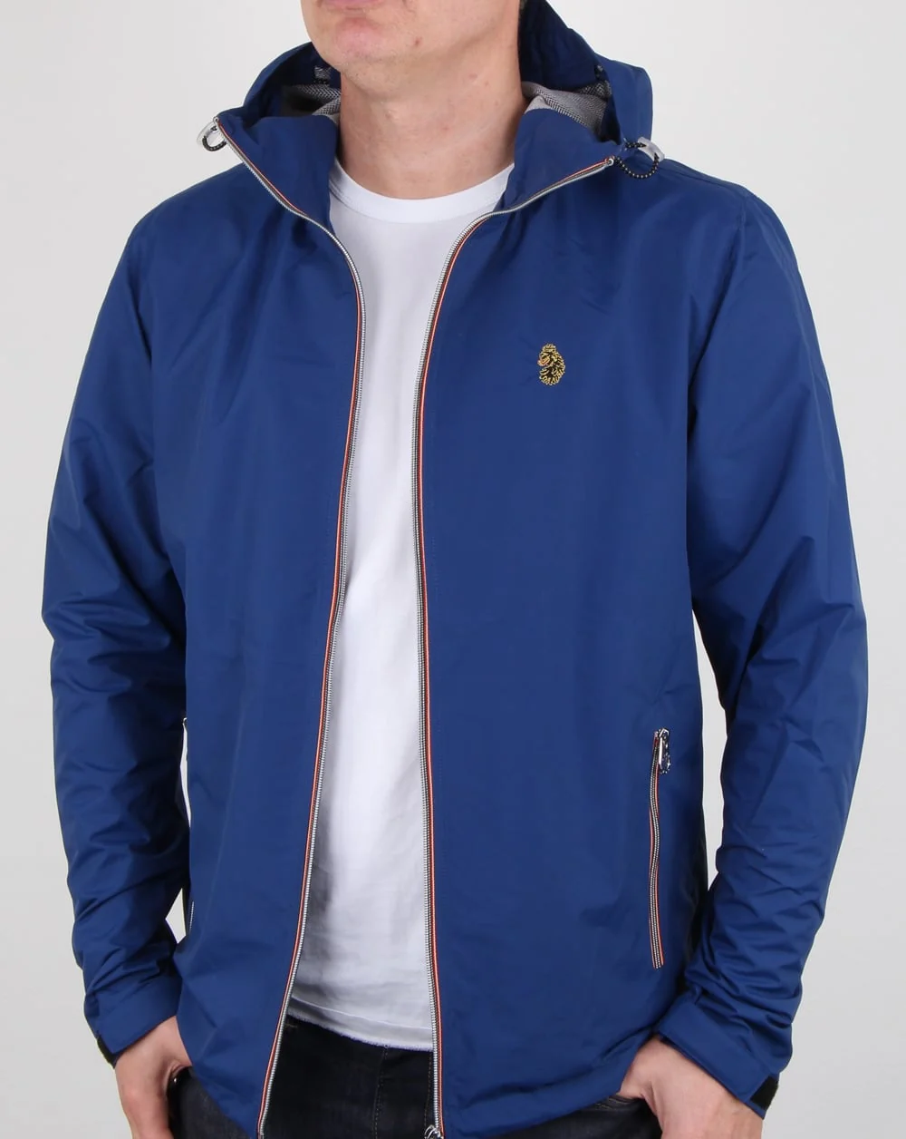 Luke Raleigh Hooded Jacket Blue - Image 4