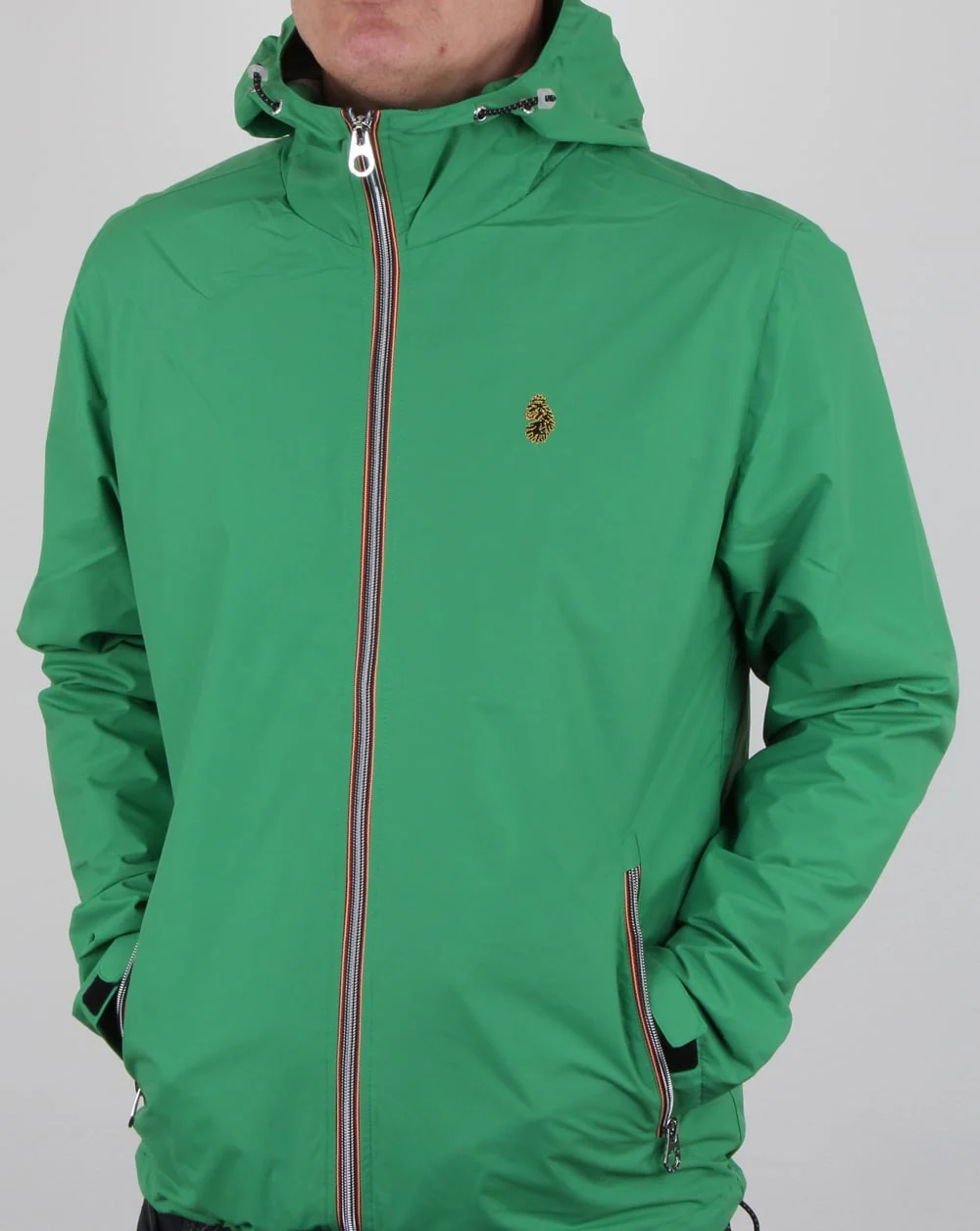 Luke Raleigh Hooded Jacket Green - Image 3