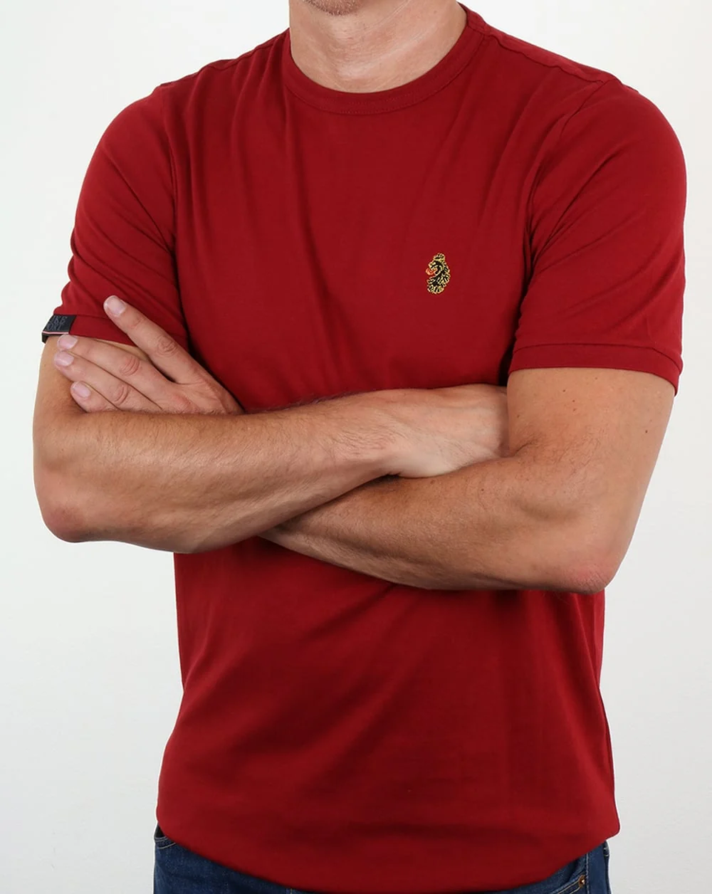 Luke Traff T Shirt Cherry - Image 3