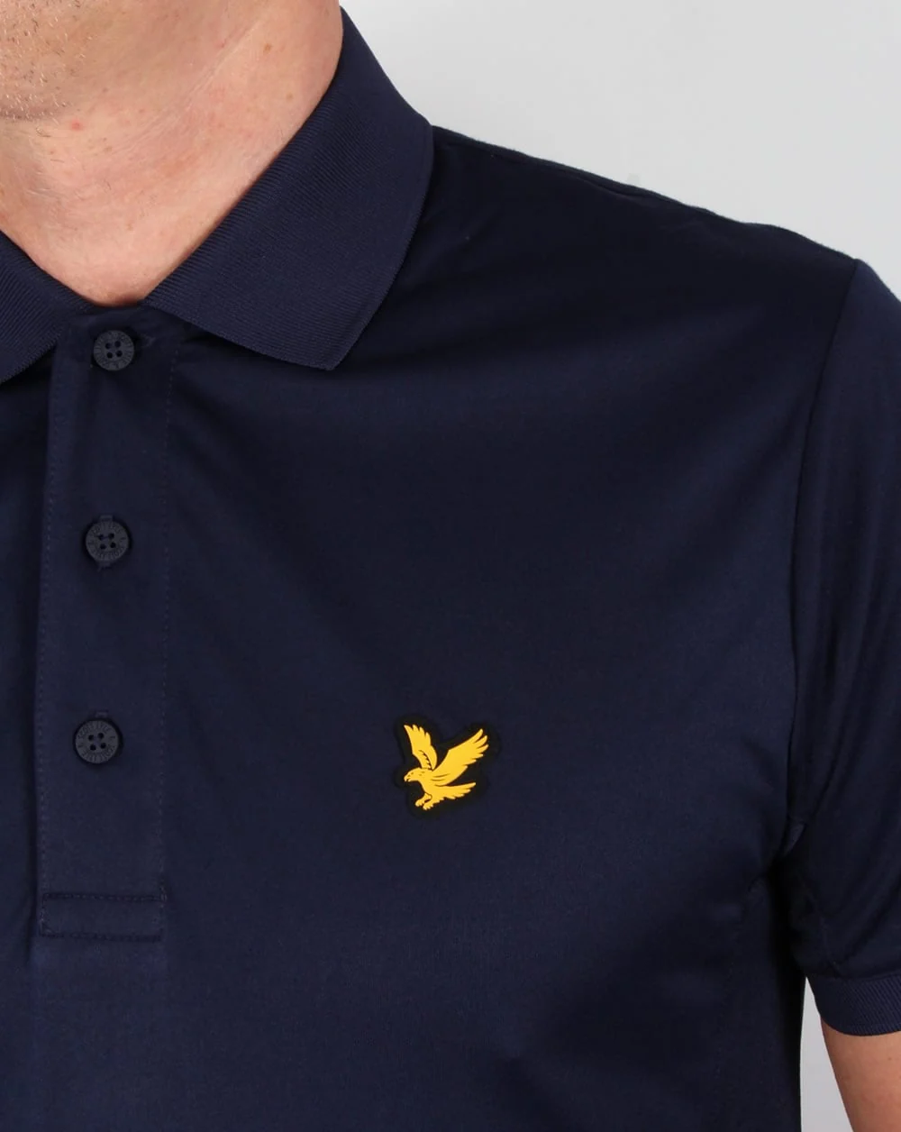 Lyle And Scott Active Pascoe Polo Shirt Navy - Image 2