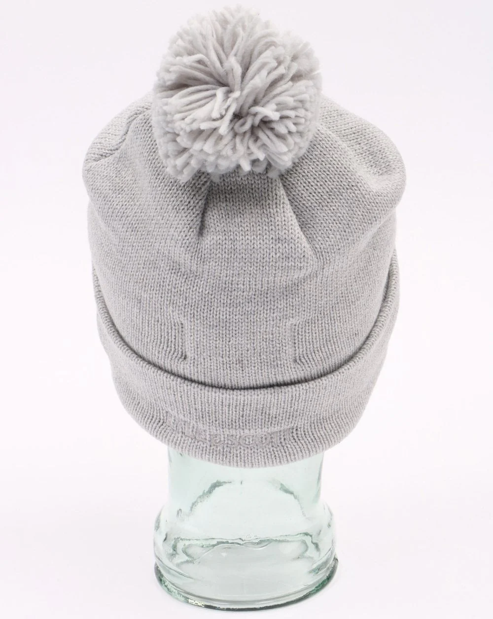 Lyle And Scott Bobble Hat Beanie Light Grey Marl - Image 3