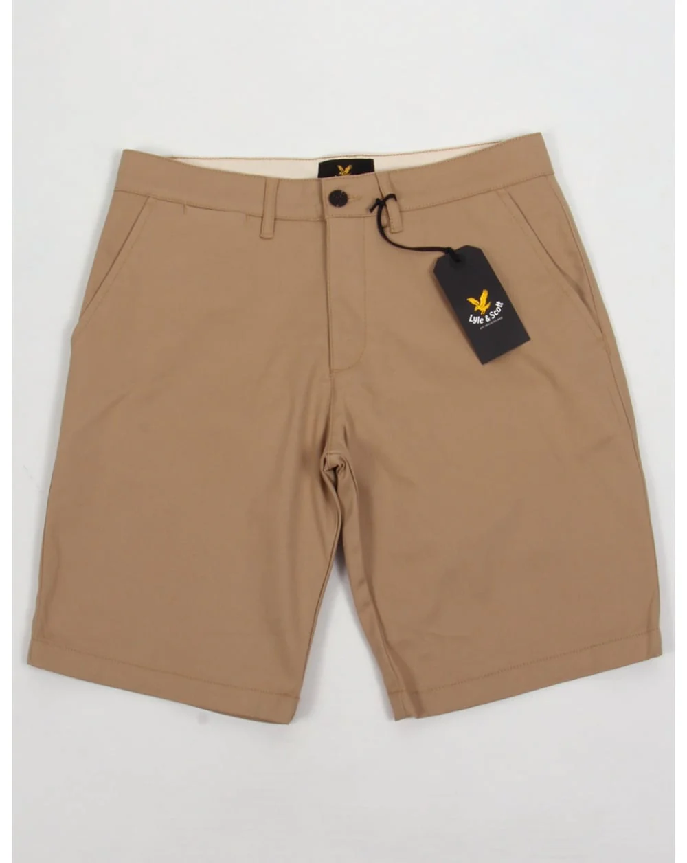 Lyle And Scott Chino Shorts Dark Sand - Image 2