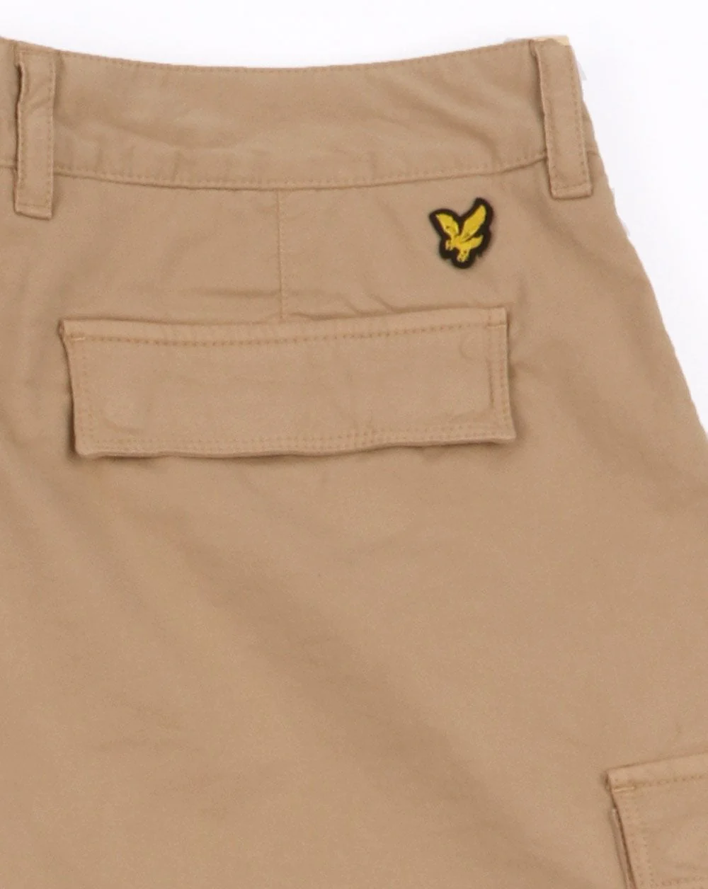 Lyle And Scott Combat Cargo Shorts Stone - Image 3