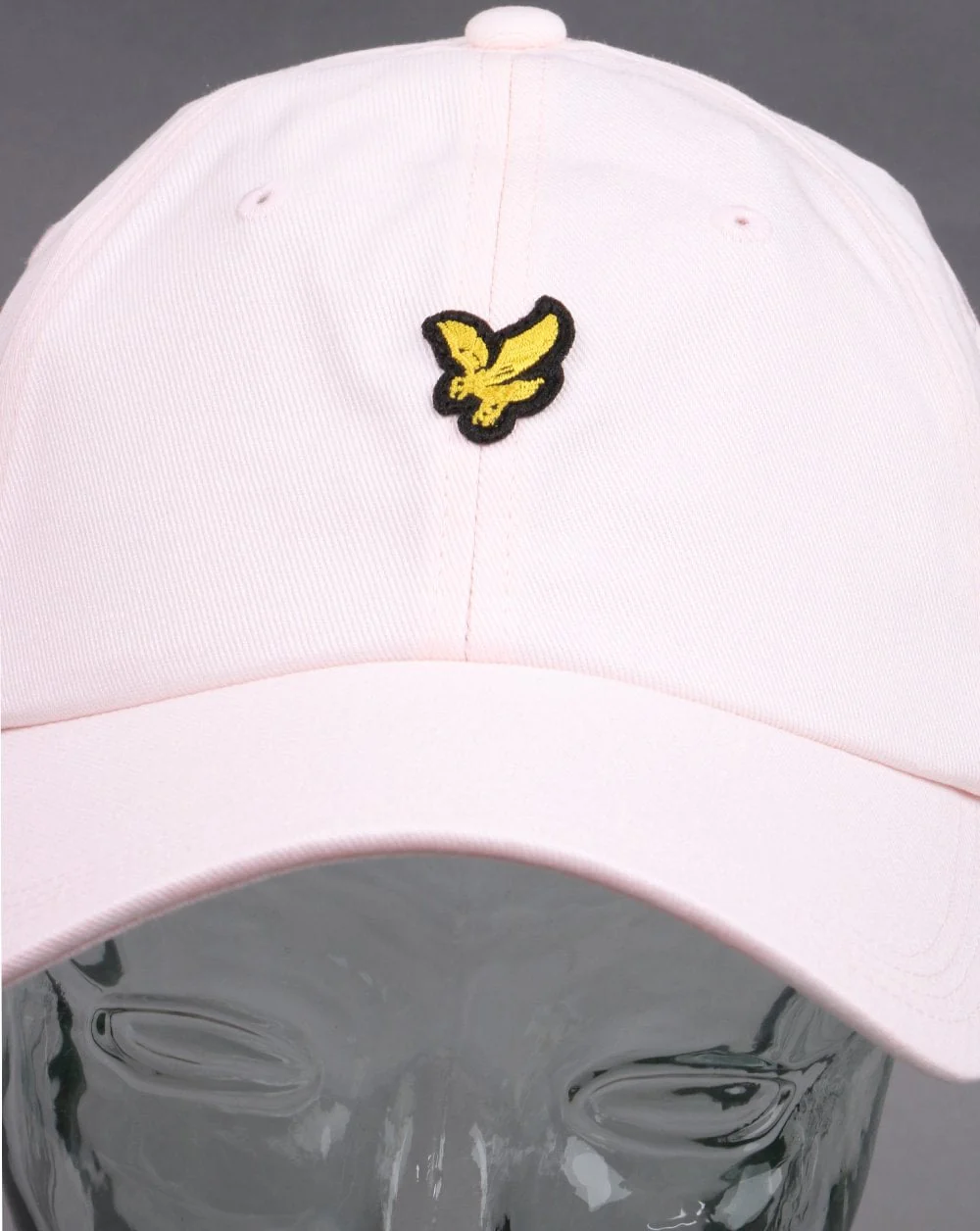 Lyle And Scott Cotton Twill Baseball Cap Pastel Pink - Image 2