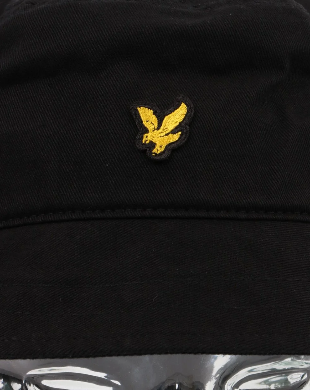 Lyle And Scott Cotton Twill Bucket Hat Black - Image 2