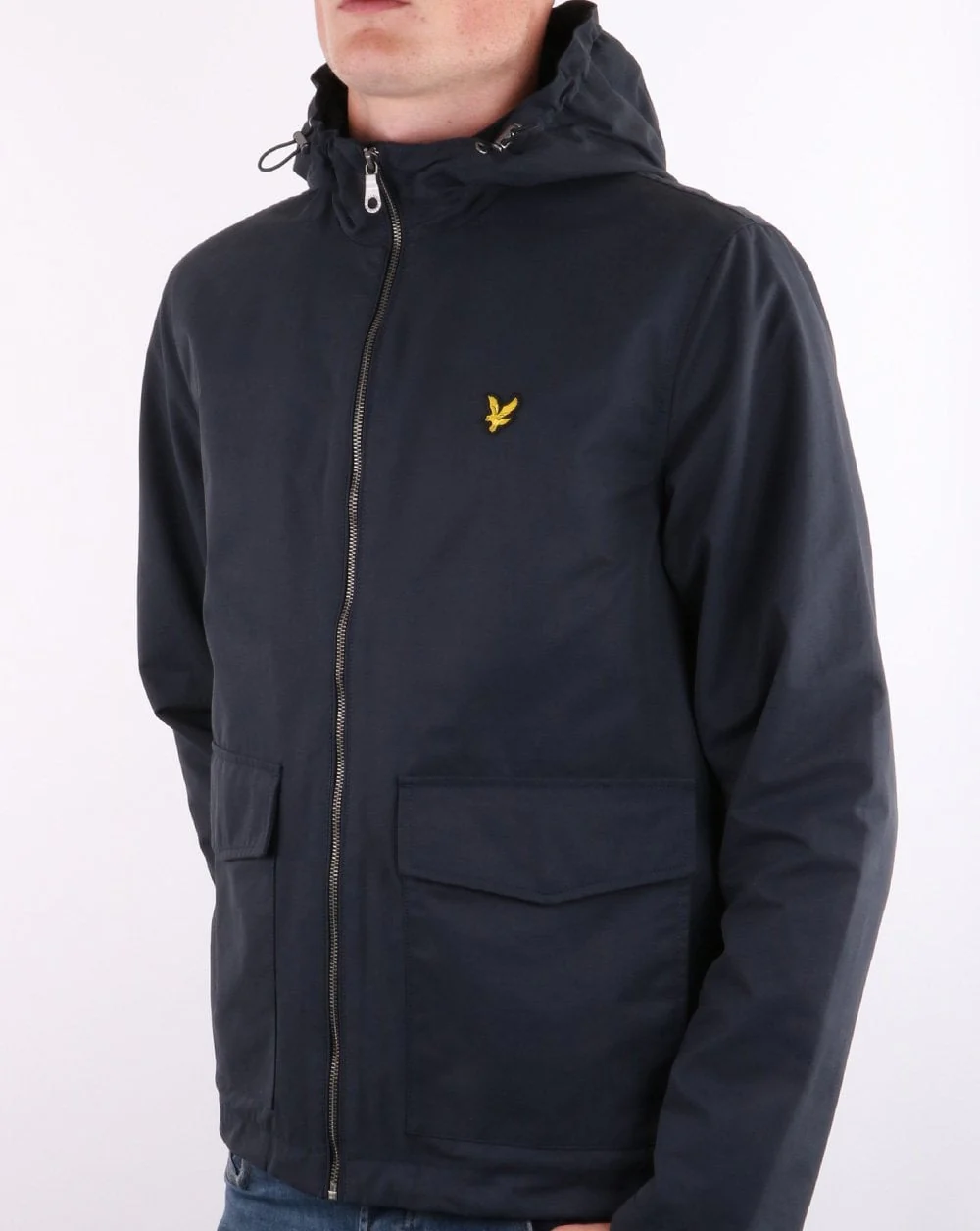 Lyle And Scott Double Pocket Jacket Dark Navy - Image 2