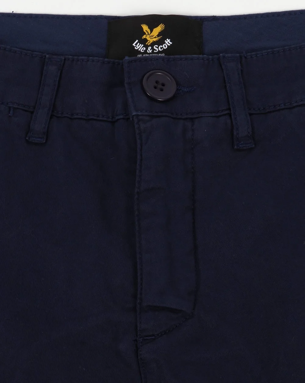 Lyle And Scott Garment Dye Shorts Navy - Image 2