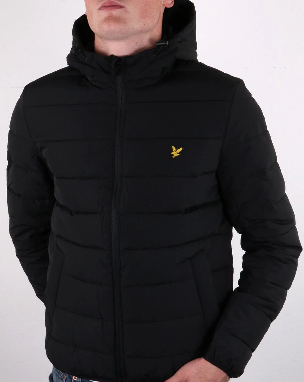 Lyle And Scott Lightweight Puffer Jacket Black - Image 4