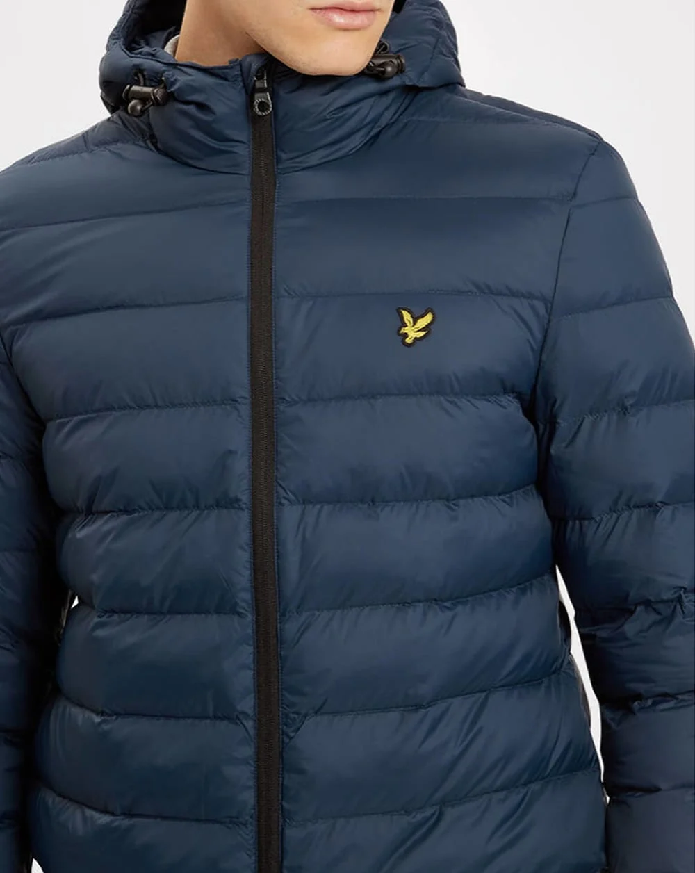 Lyle And Scott Lightweight Puffer Jacket Navy - Image 2
