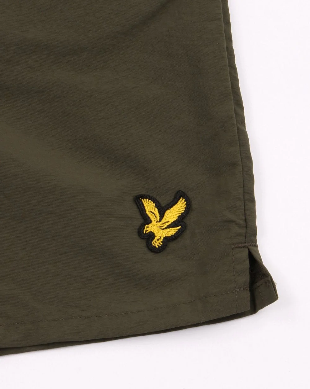 Lyle And Scott Plain Swim Shorts Dark Sage - Image 2