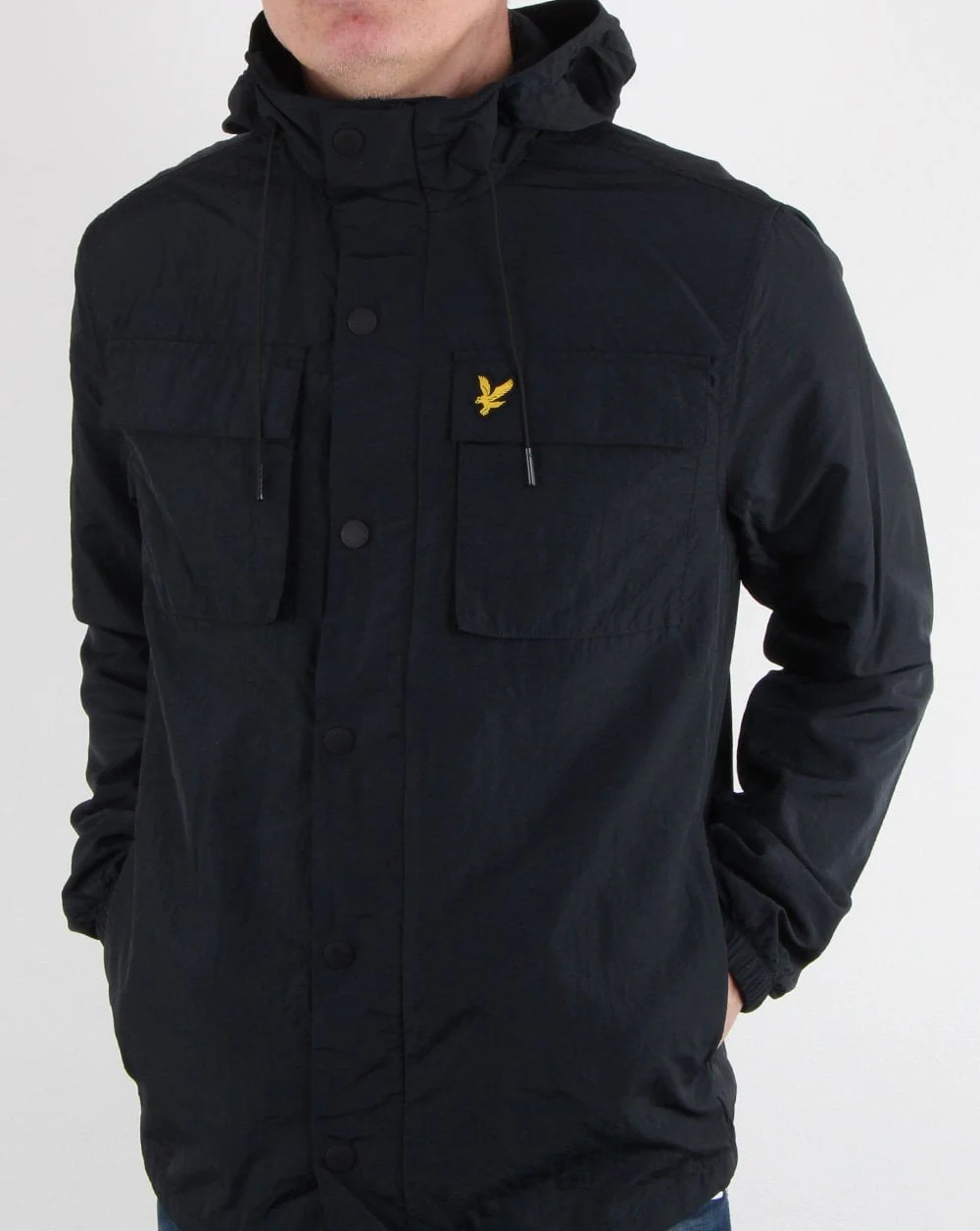 Lyle And Scott Pocket Jacket Dark Navy - Image 4