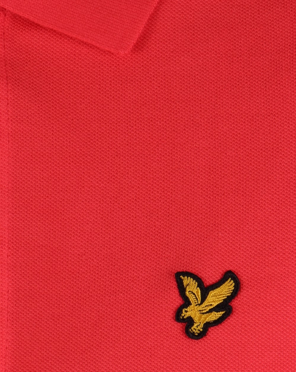 Lyle And Scott Polo Shirt Cinnabar Red - Image 3