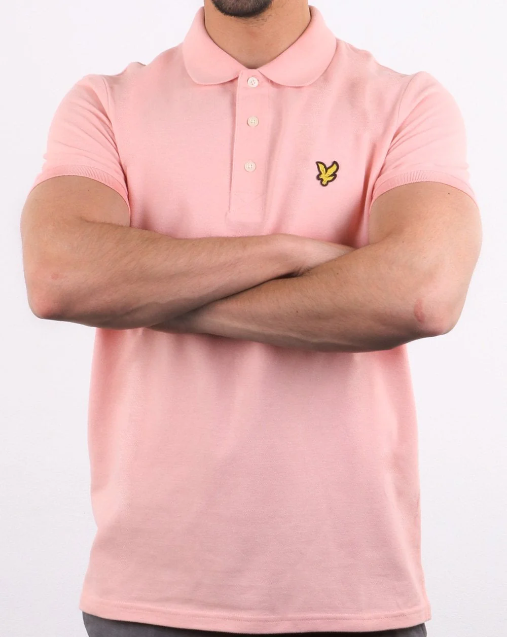 Lyle And Scott Polo Shirt Coral Way - Image 3
