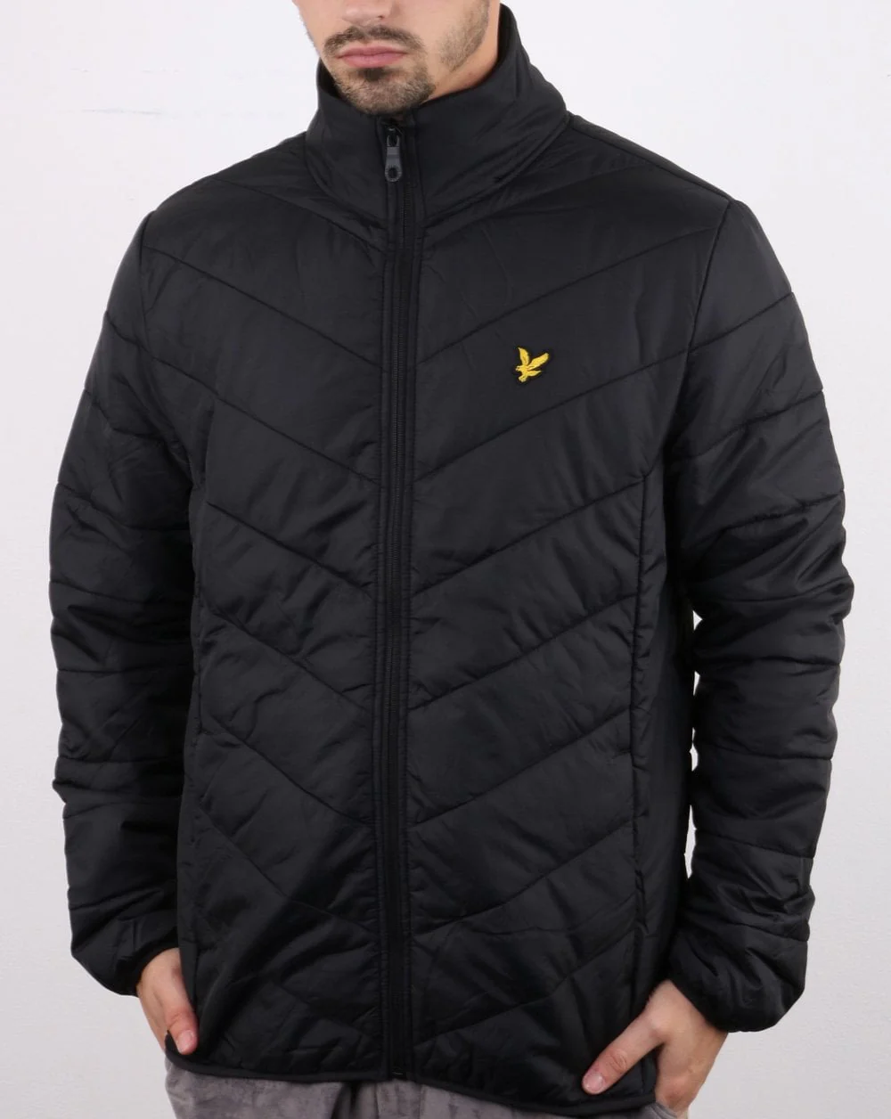 Lyle And Scott Puffer Jacket Black - Image 2