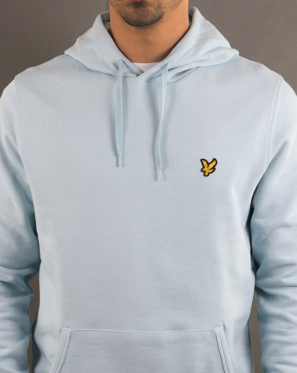 Lyle And Scott Pullover Hoodie Light Blue Shore - Image 4