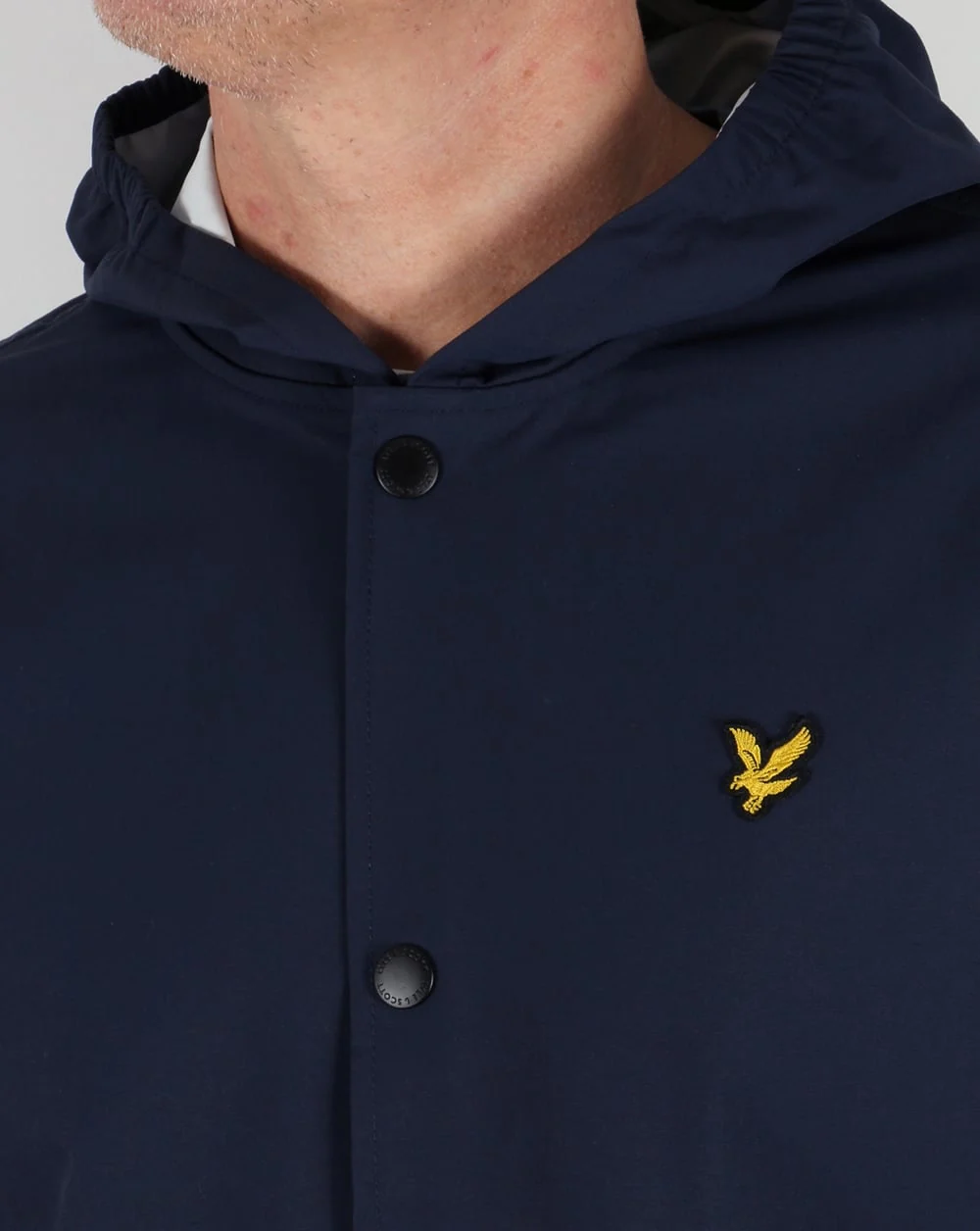 Lyle And Scott Raincoat Navy - Image 2