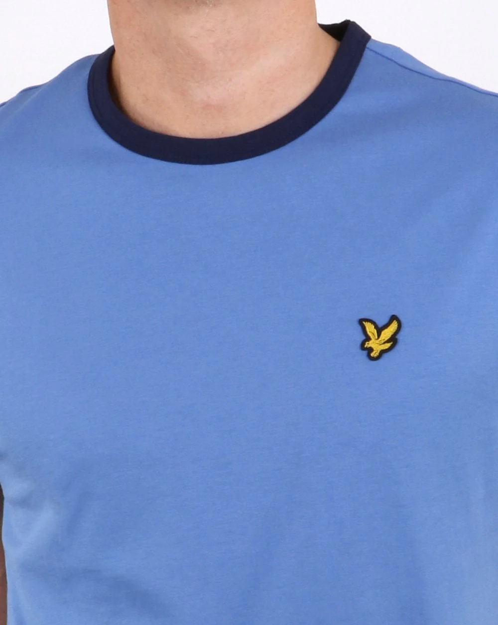 Lyle And Scott Ringer T Shirt Blue/navy - Image 3
