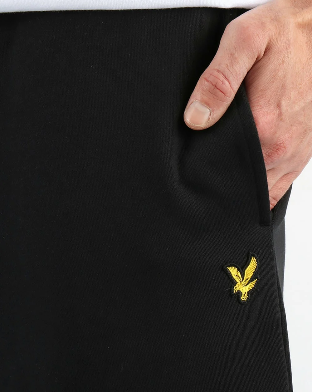 Lyle And Scott Slim Sweatpant True Black - Image 3