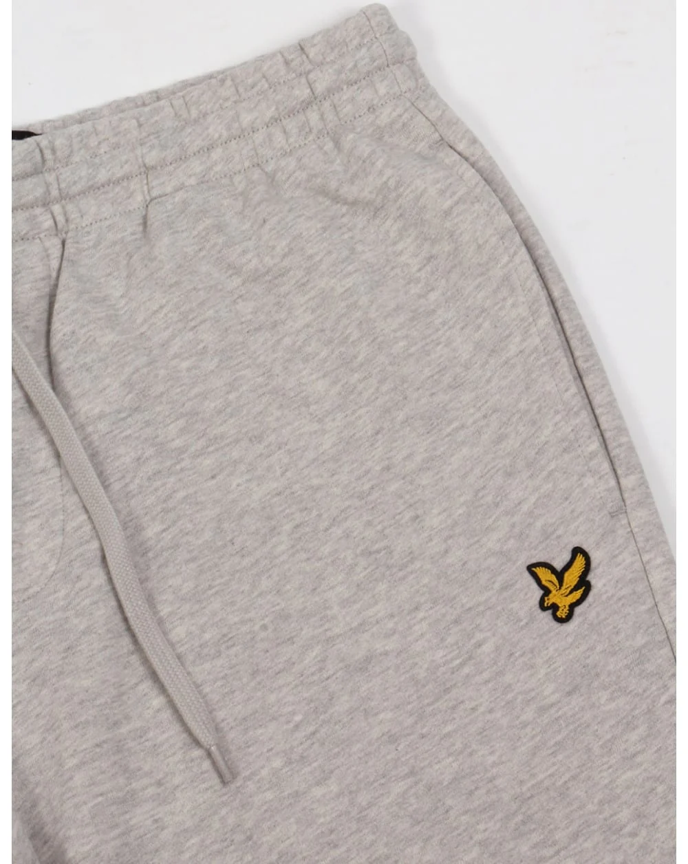 Lyle And Scott Sweat Shorts Light Grey Marl - Image 2