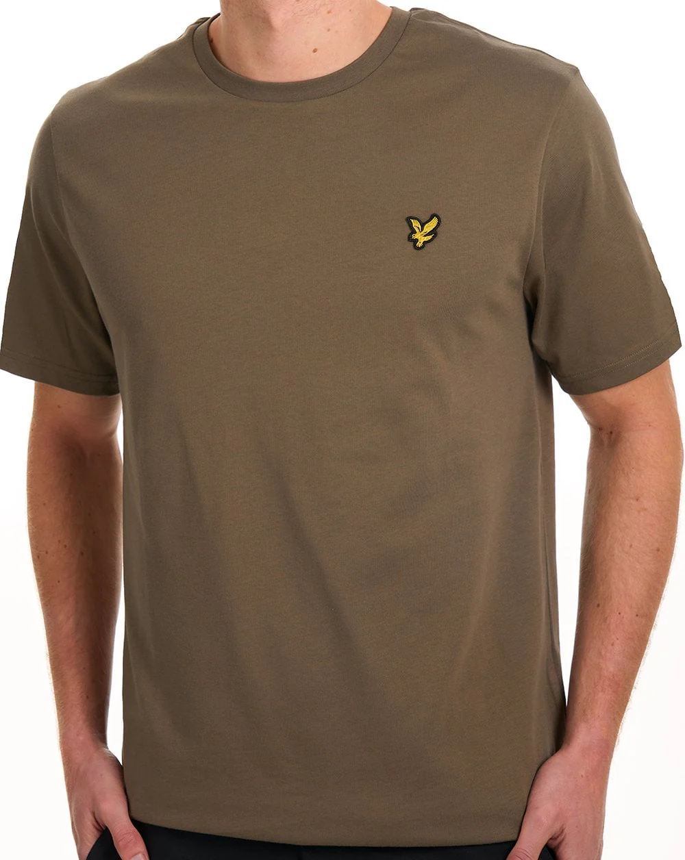 Lyle & Scott T Shirt Khaki Ash - Image 2