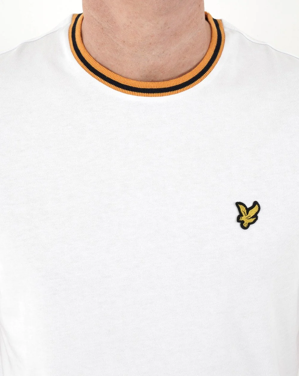 Lyle And Scott Tipped T-shirt White - Image 2