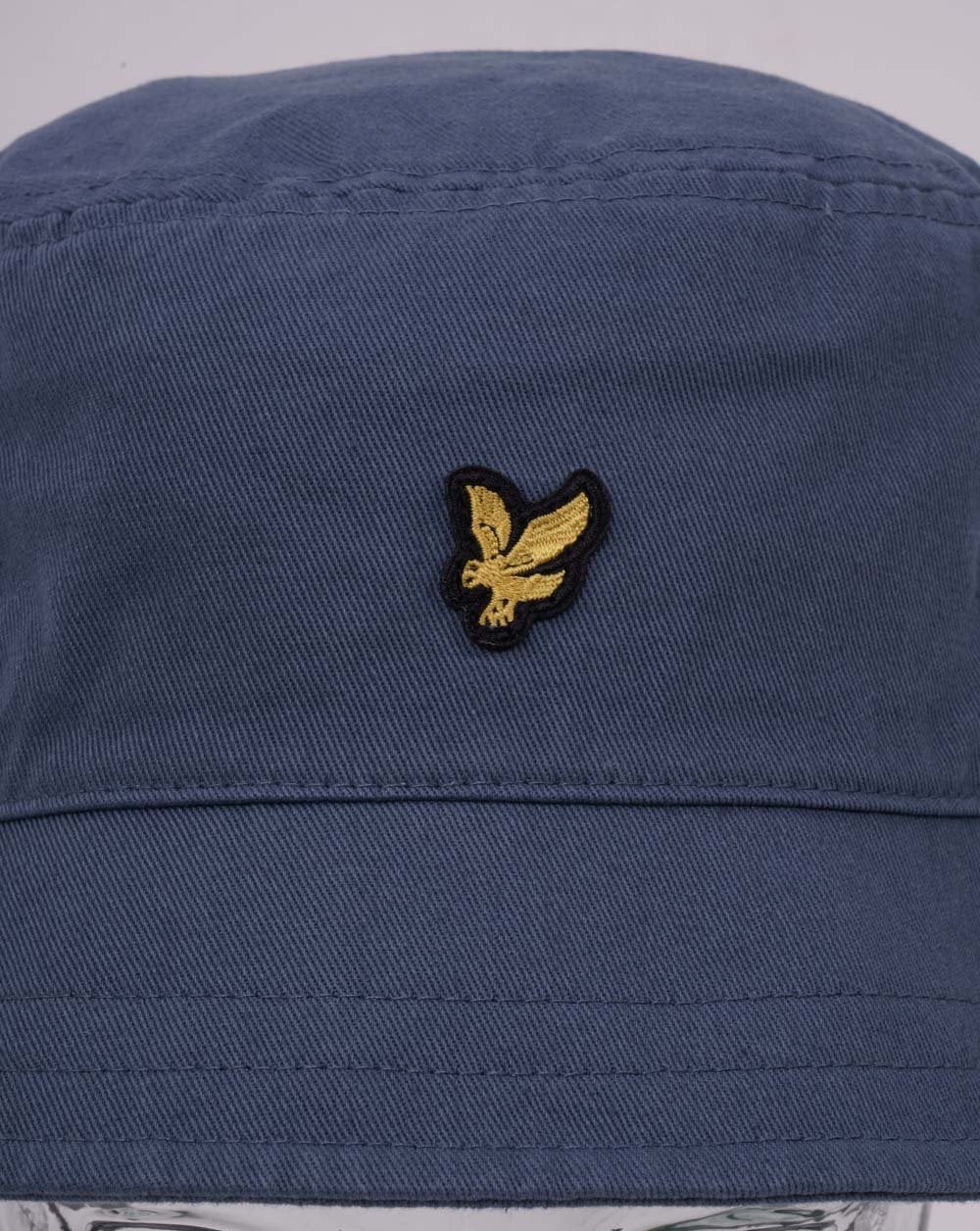 Lyle & Scott Cotton Twill Bucket Hat Skipton Blue - Image 2