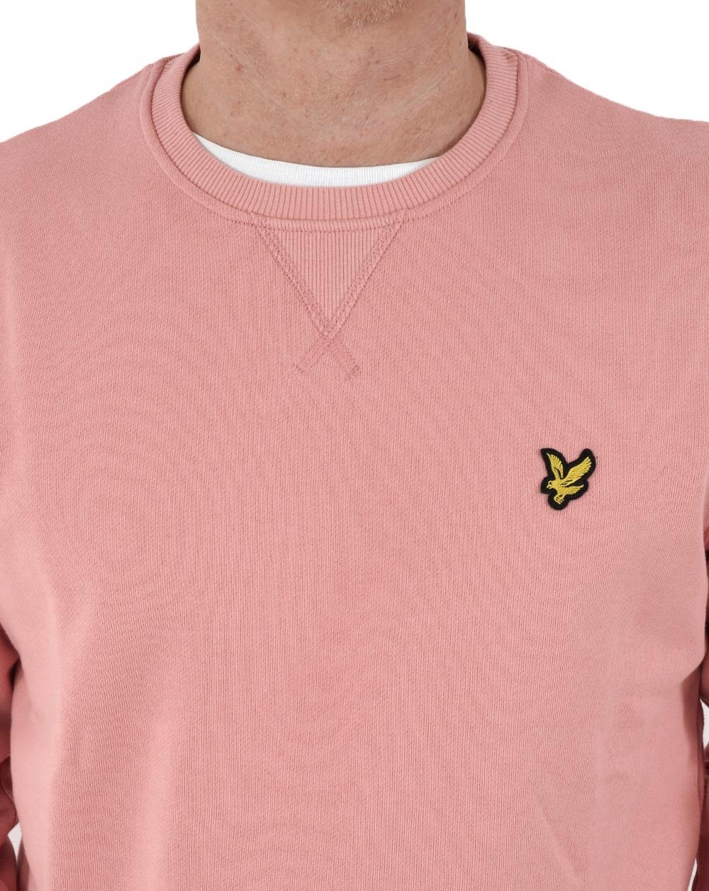 Lyle & Scott Crew Neck Sweatshirt Rose - Image 2