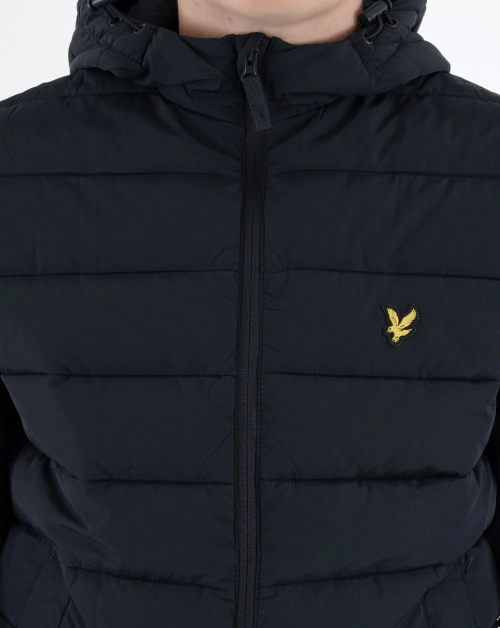 Lyle & Scott Lightweight Puffer Jacket Dark Navy - Image 3