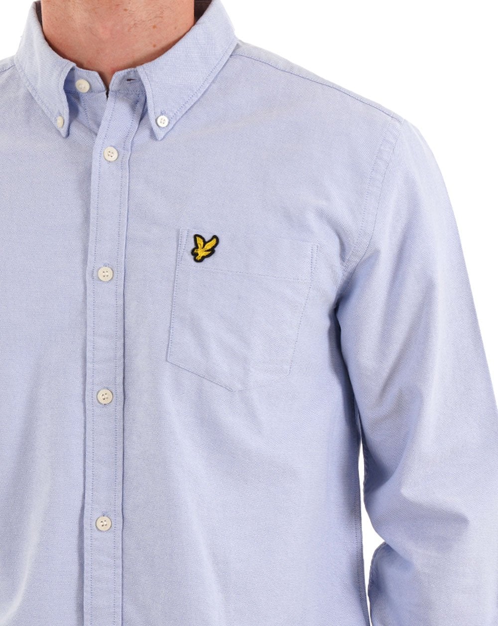 Lyle & Scott Plain Oxford Shirt Riviera - Image 2