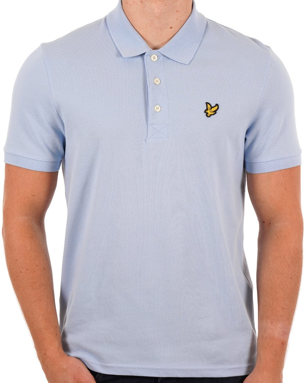 Lyle & Scott Polo Shirt Sky - Image 3