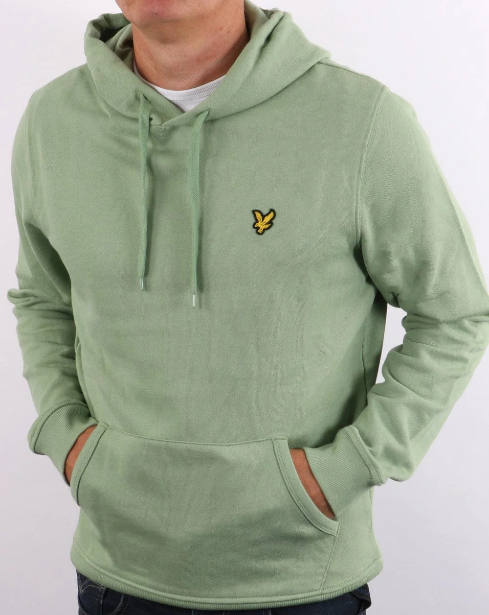 Lyle & Scott Pullover Hoodie Fern Green - Image 3